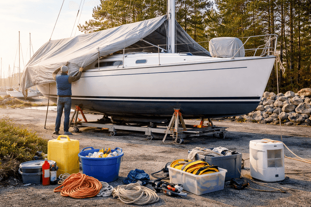 Checklist rimessaggio invernale barca: come prepararla al meglio per l’inverno