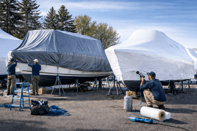 Rimessaggio invernale: come scegliere la copertura giusta per proteggere la tua barca